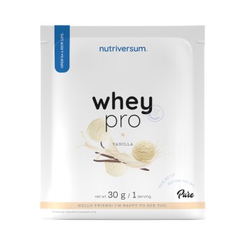 Whey Pro Nutriversum Bustina Monodose Proteine del Siero di Latte 30g Vaniglia