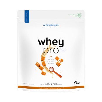 Whey Pro Nutriversum Proteine del Siero di Latte 1000g Caramello Salato