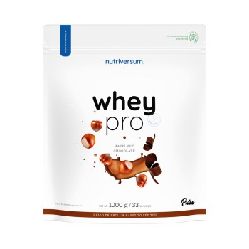 Whey Pro Nutriversum Proteine del Siero di Latte 1000g Cioccolato e Nocciola
