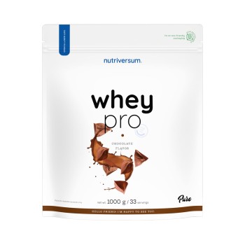 Whey Pro Nutriversum Proteine del Siero di Latte 1000g Cioccolato