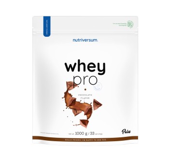 Whey Pro Nutriversum Proteine del Siero di Latte 1000g Cioccolato