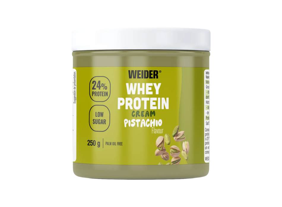 Whey Protein Cream Weider crema spalmabile proteica snack dolce 250g pistacchio
