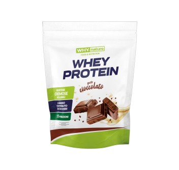 Whey Protein Why Nature proteine siero latte concentrate 300g Cioccolato