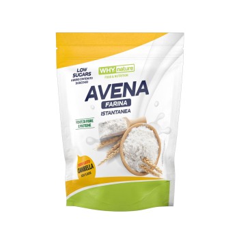 Why Nature Avena Farina Istantanea 1kg senza glutine Ciambella
