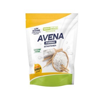 Why Nature Avena Farina Istantanea 1kg senza glutine Ciambella