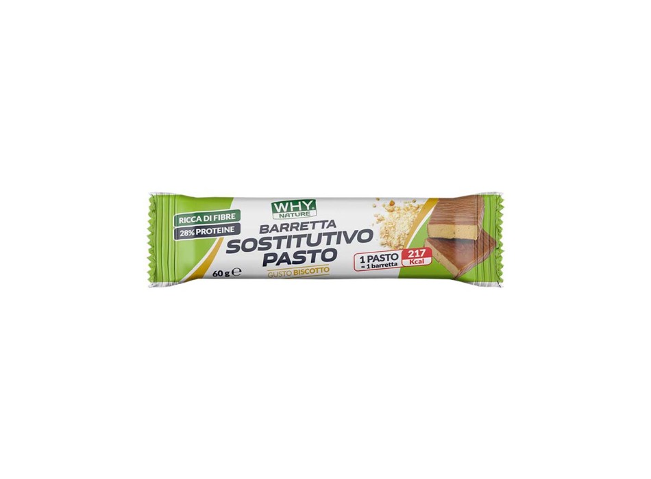 Why Nature barretta sostitutiva pasto 60g vitamine minerali Biscotto
