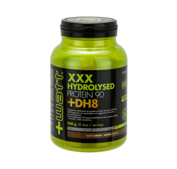 xxx hydrolysed protein 90 dh8 watt proteine del latte idrolizzate 250g cacao