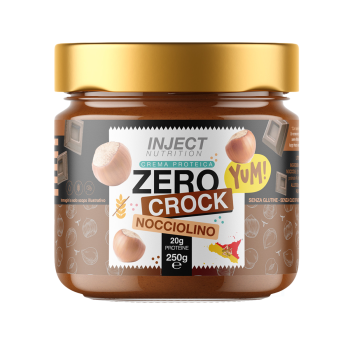 Zero Crock Inject Nutrition crema spalmabile crunchy 250g nocciolino