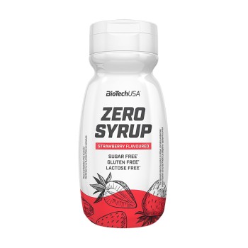 Zero Syrup BioTechUSA sciroppo dolce zero calorie 320ml Fragola