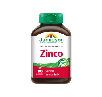 Zinco Jamieson Integratore Zinco Gluconato Difese Immunitarie e Pelle 100 compre