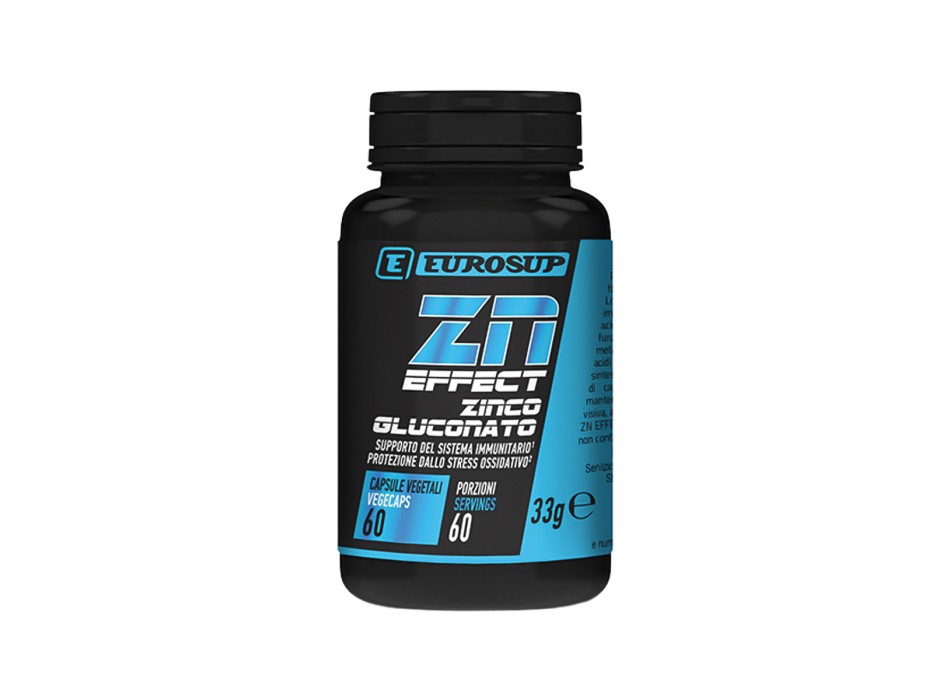 ZN Effect Eurosup Zinco Gluconato Difese Immunitarie Pelle 60cps